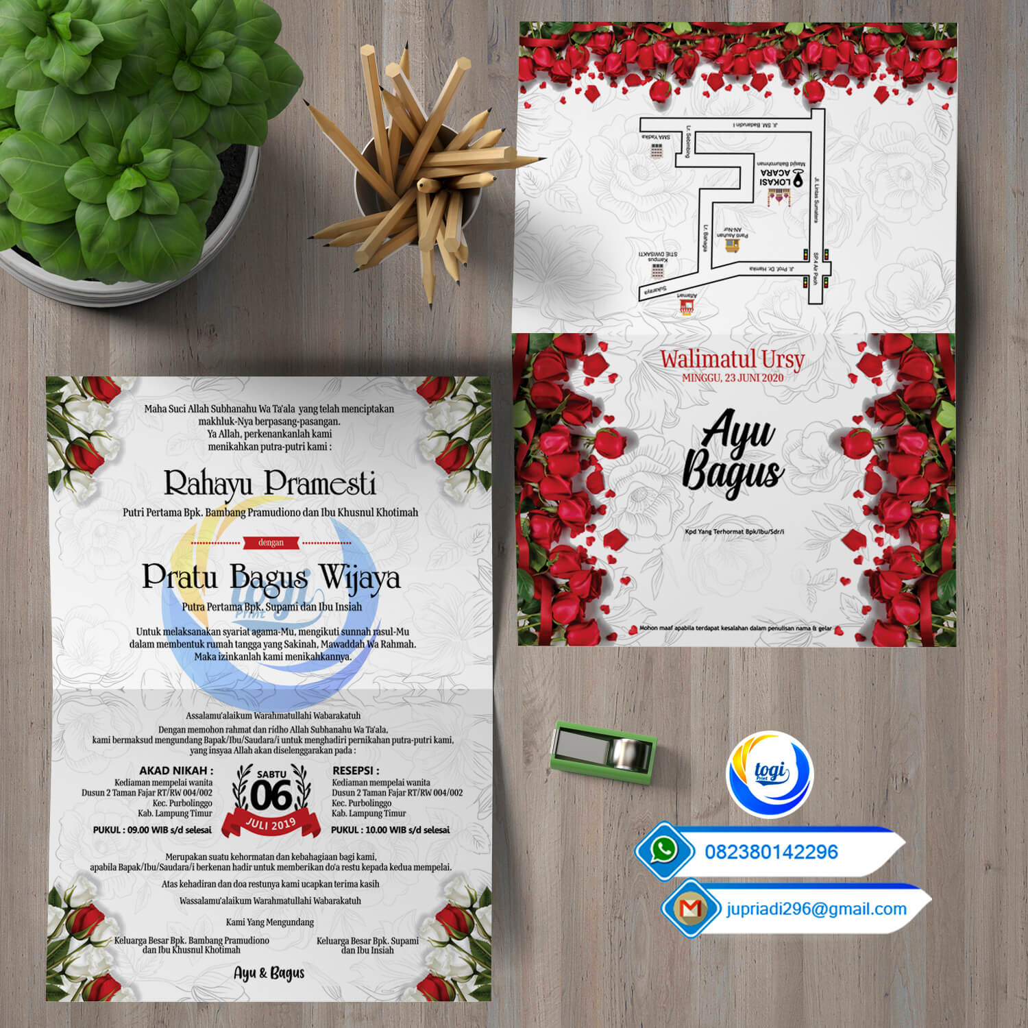 download kumpulan desain undangan pernikahan kalender
